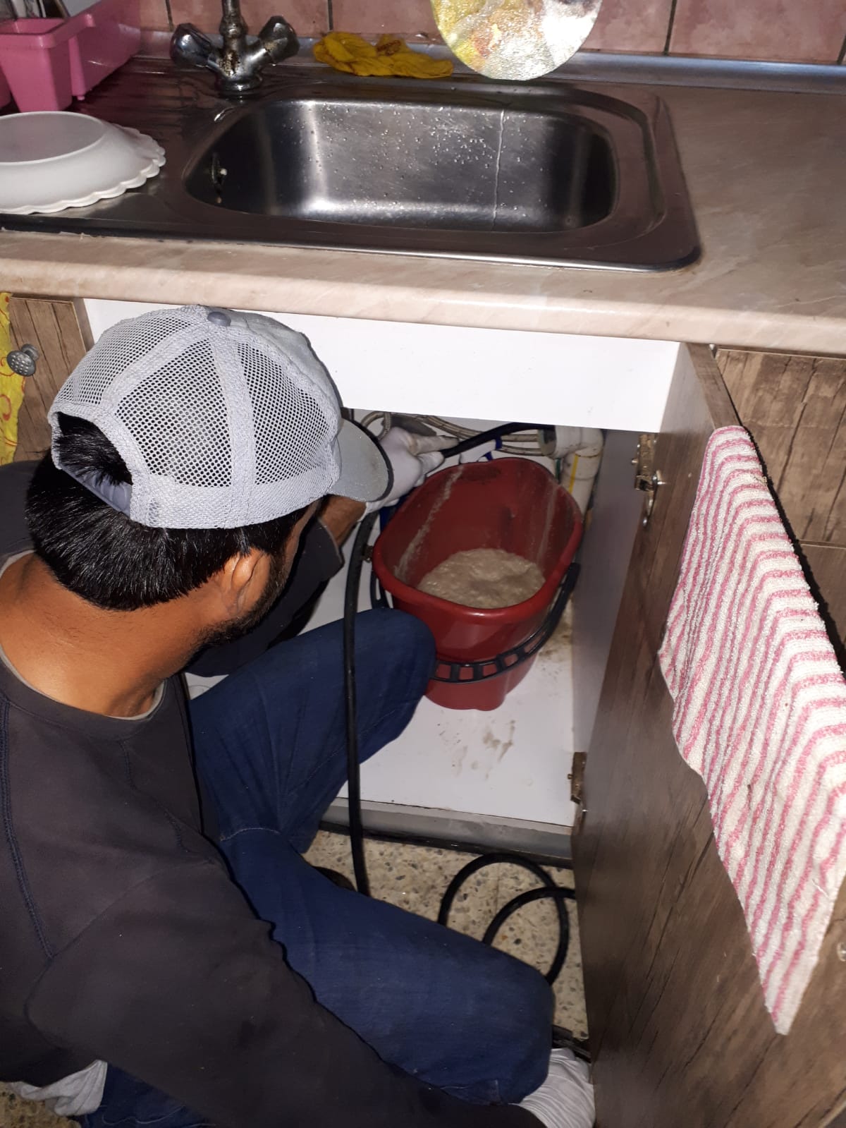 Gider açma ve tıkanıklık açma uygulaması